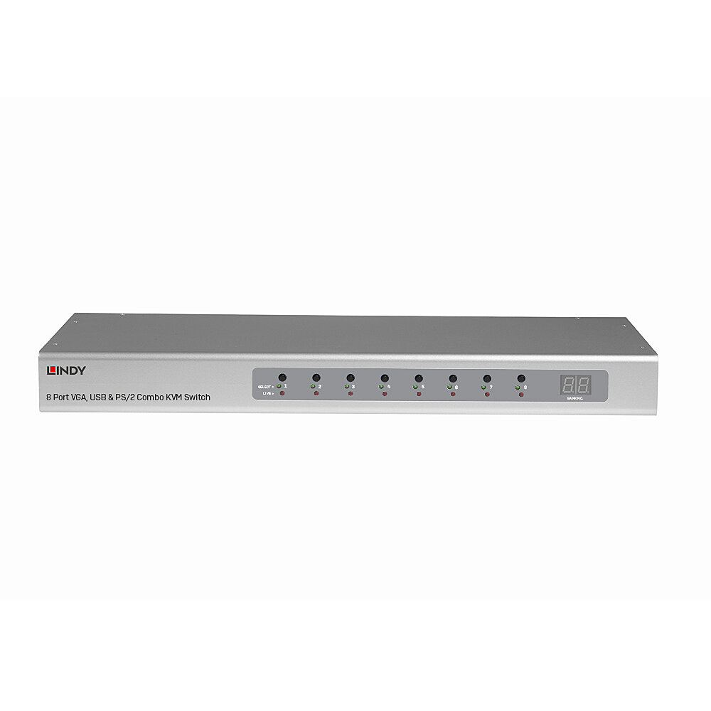 Lindy 39526 KVM-switch Rack-montage Zilver - Afbeelding 4