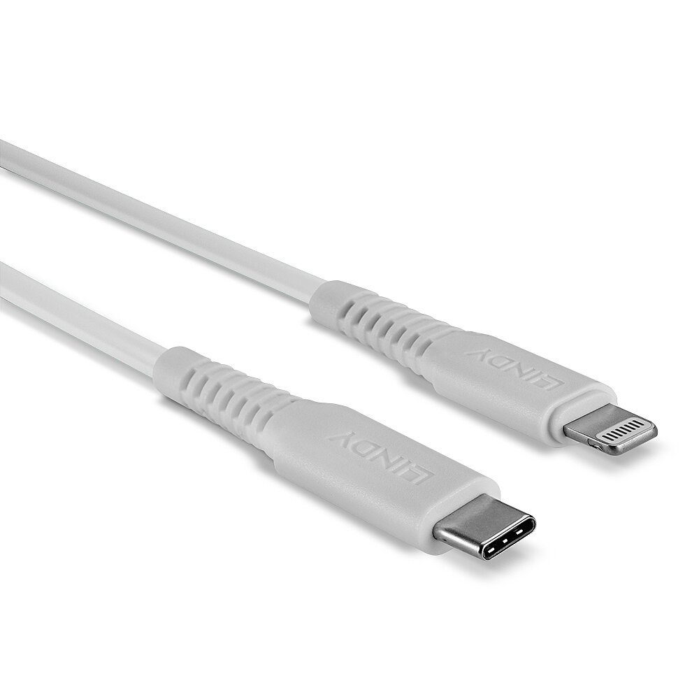 Lindy 31316 Lightning-kabel 1 m Wit - Afbeelding 4
