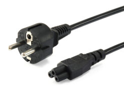 Equip 112151 Zwart 3 m Netstekker type F C5 stekker - Afbeelding 2