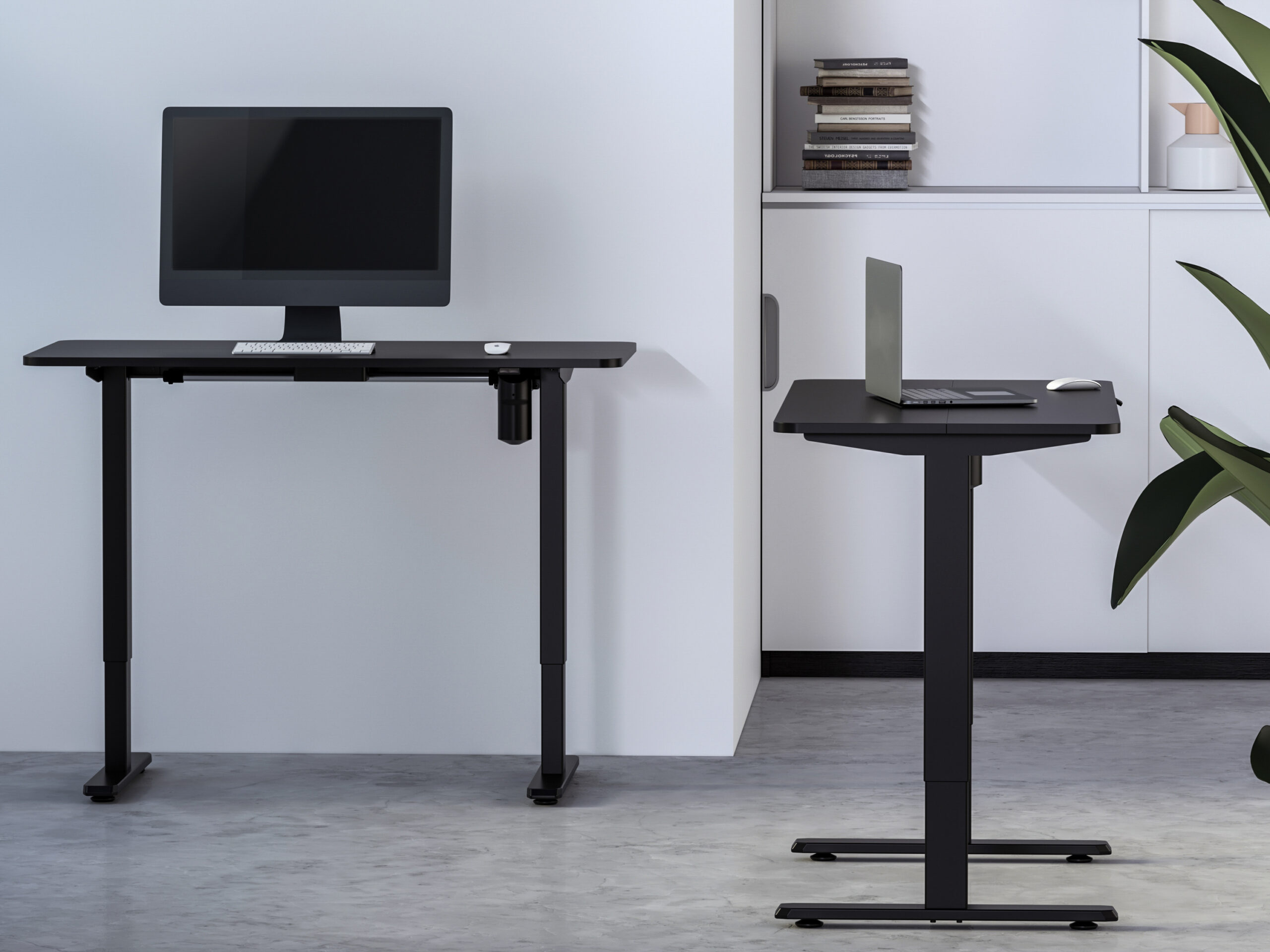 Equip ERGO Elektrisch zit-sta bureauframe met bureaublad, zwart - Afbeelding 9