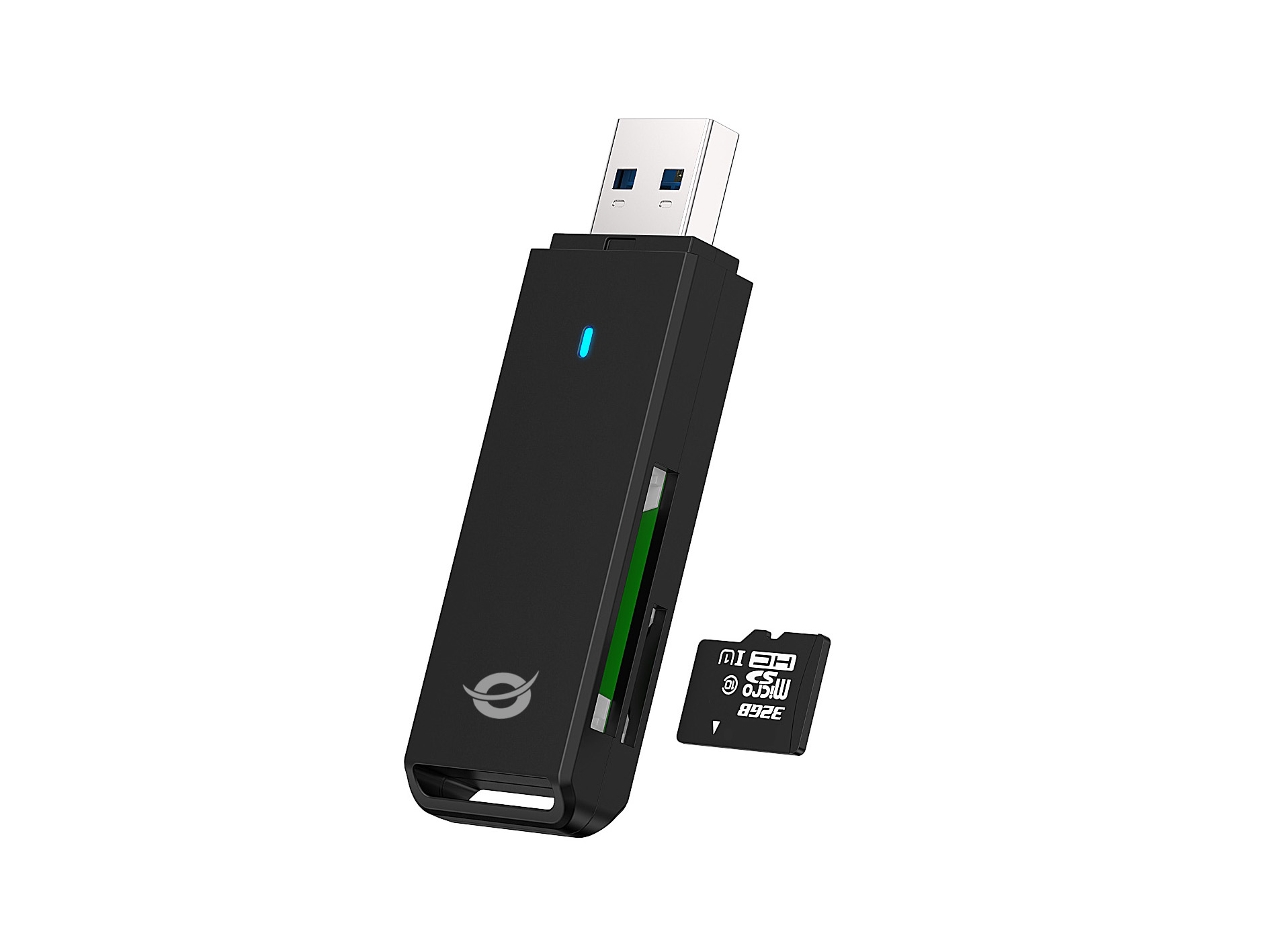 Conceptronic BIAN02B geheugenkaartlezer USB 3.2 Gen 1 (3.1 Gen 1) Type-A Zwart - Afbeelding 6
