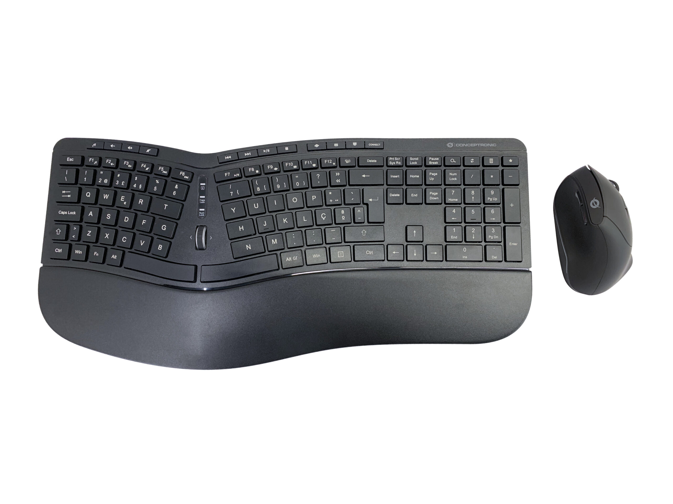 Conceptronic ORAZIO02PT toetsenbord Inclusief muis Kantoor RF Draadloos QWERTY Portugees Zwart - Afbeelding 2