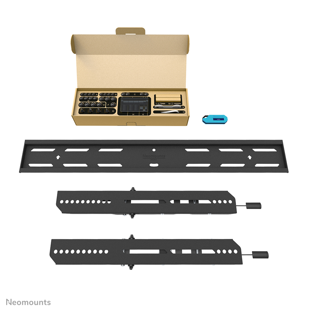 Neomounts WL30S-850BL16 TV-beugel wand 42-86" - vlak - vergrendelbaar - snelle installatie - Afbeelding 13