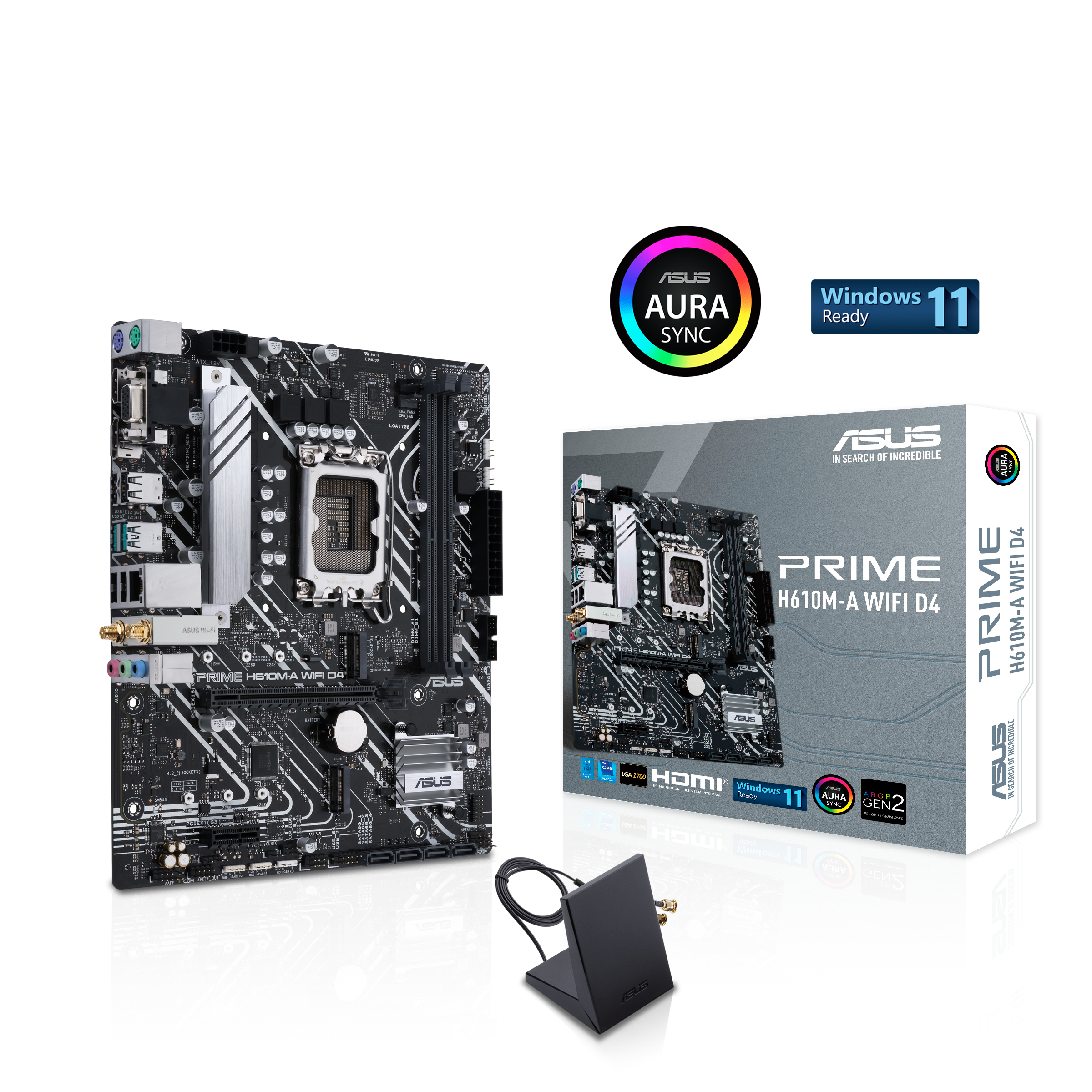 ASUS PRIME H610M-A WIFI D4 Intel H610 LGA 1700 micro ATX - Afbeelding 7