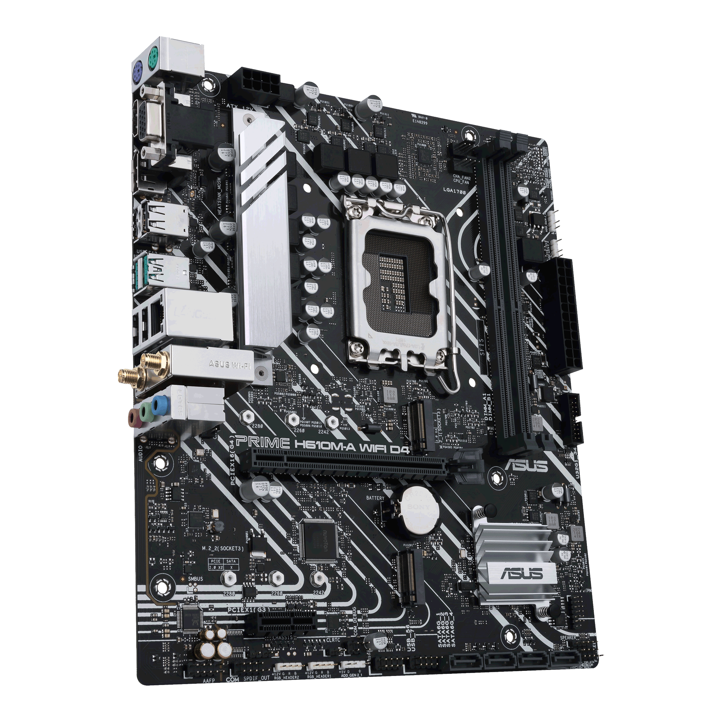 ASUS PRIME H610M-A WIFI D4 Intel H610 LGA 1700 micro ATX - Afbeelding 4