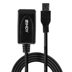 Lindy 43155 USB-kabel USB 3.2 Gen 1 (3.1 Gen 1) 5 m USB A 5 Gbit/s Zwart - Afbeelding 3