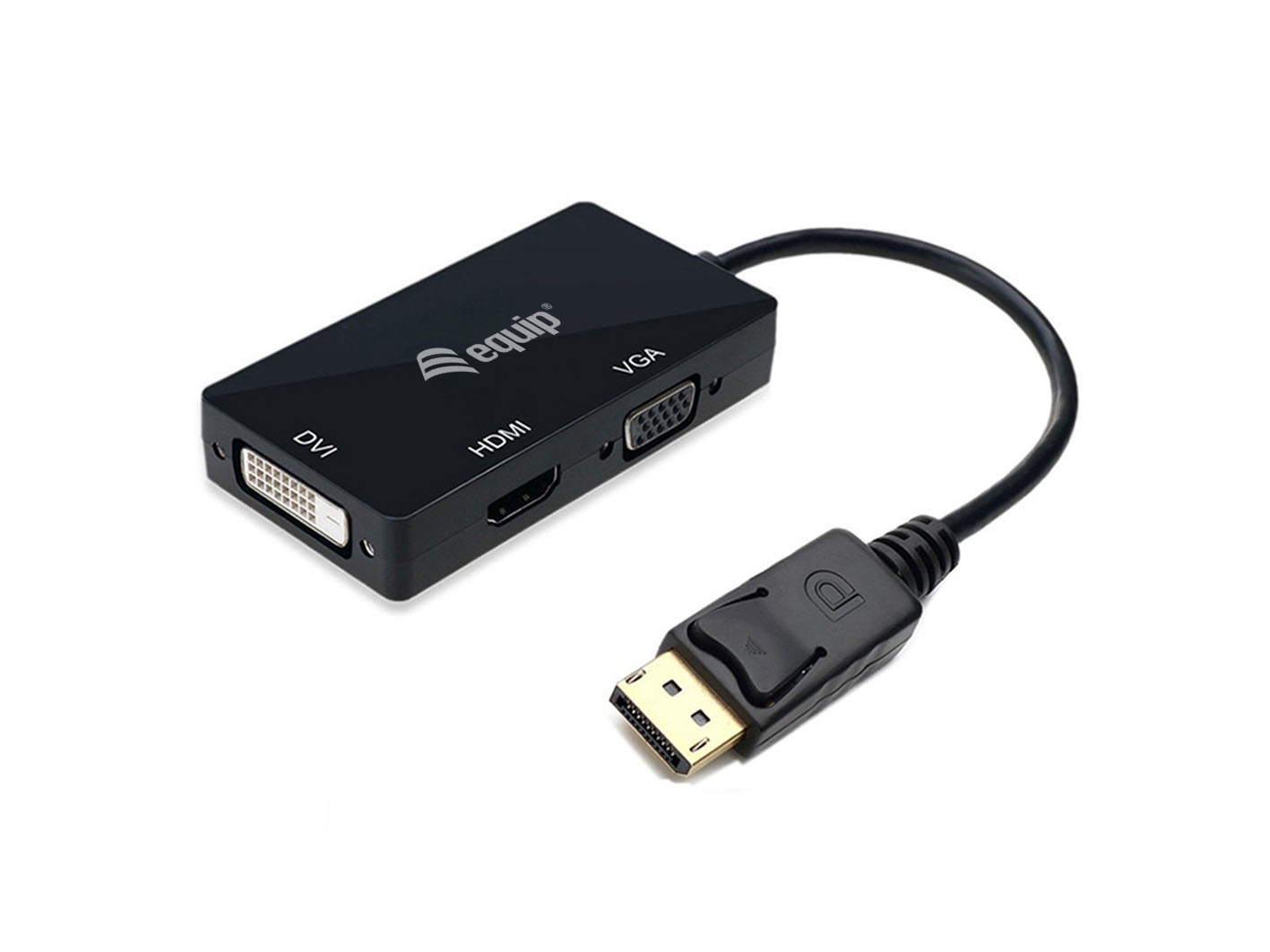 Equip DisplayPort naar VGA / HDMI / DVI adapter - Afbeelding 2