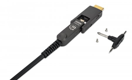 Manhattan 355513 HDMI kabel 20 m HDMI Type A (Standaard) HDMI Type D (Micro) Zwart - Afbeelding 6
