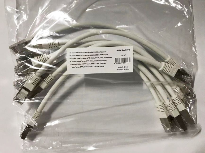 Equip 645613 netwerkkabel Wit 0,25 m Cat6a S/FTP (S-STP) - Afbeelding 4