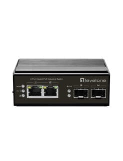 LevelOne IGP-0432 netwerk-switch Unmanaged Gigabit Ethernet (10/100/1000) Power over Ethernet (PoE) Zwart