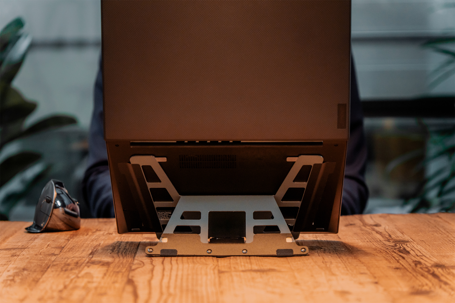 BakkerElkhuizen UltraStand Universal Laptopstandaard Zwart, Donkergrijs 39,6 cm (15.6") - Afbeelding 5