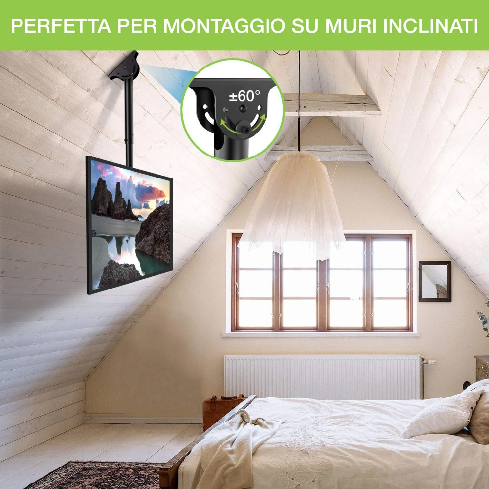 Techly ICA-CPLB 922L bevestiging voor signage-beeldschermen 106,7 cm (42") Zwart - Afbeelding 9