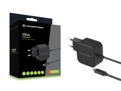 Conceptronic OZUL04BE oplader voor mobiele apparatuur Universeel Zwart AC Binnen - Afbeelding 5