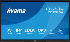 iiyama TE7515A-B1AG beeldkrant Interactief flatscreen 190,5 cm (75") Wifi 550 cd/m² 4K Ultra HD Zwart Touchscreen Type processor Android