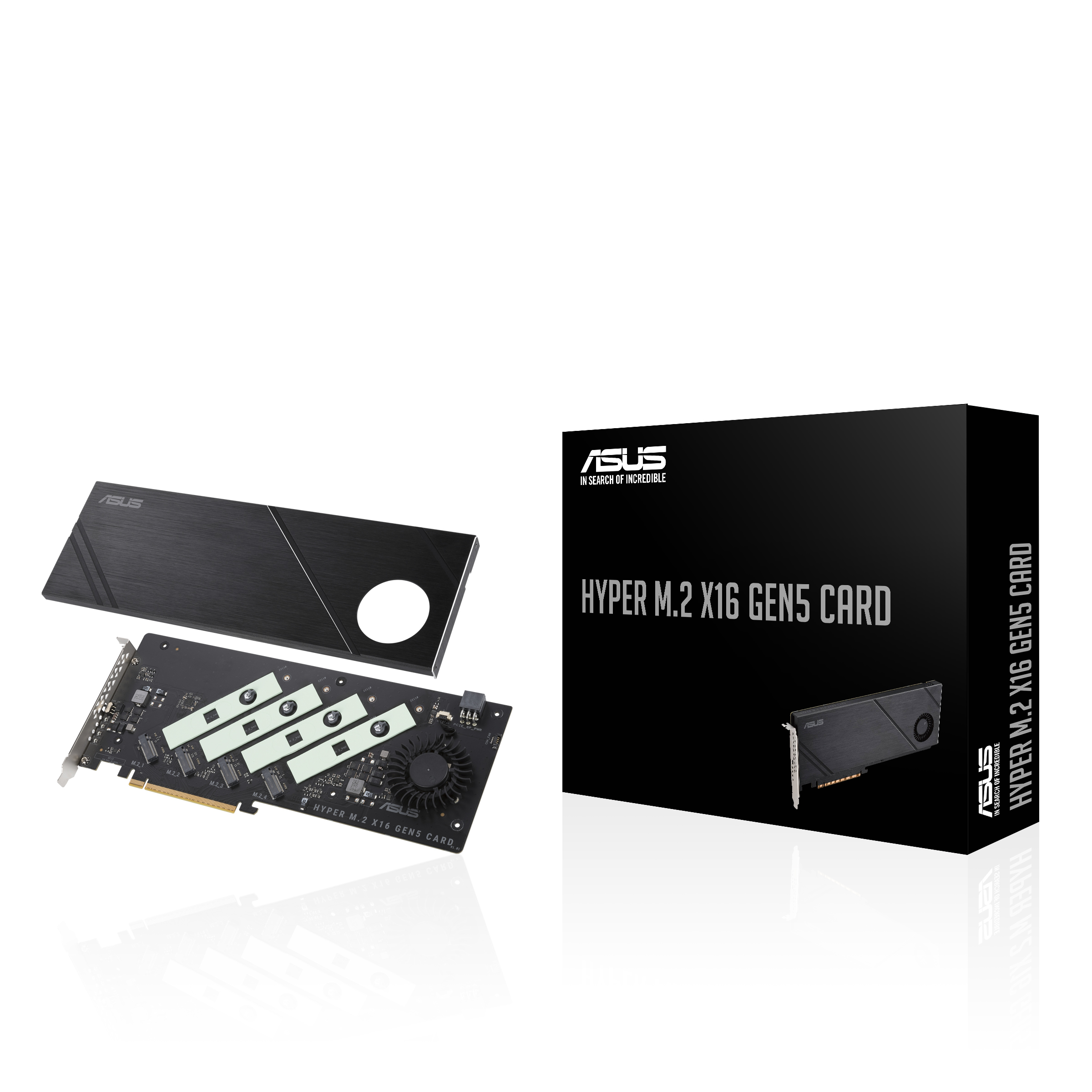 ASUS Hyper M.2 x16 Gen5 Card interfacekaart/-adapter Intern - Afbeelding 4