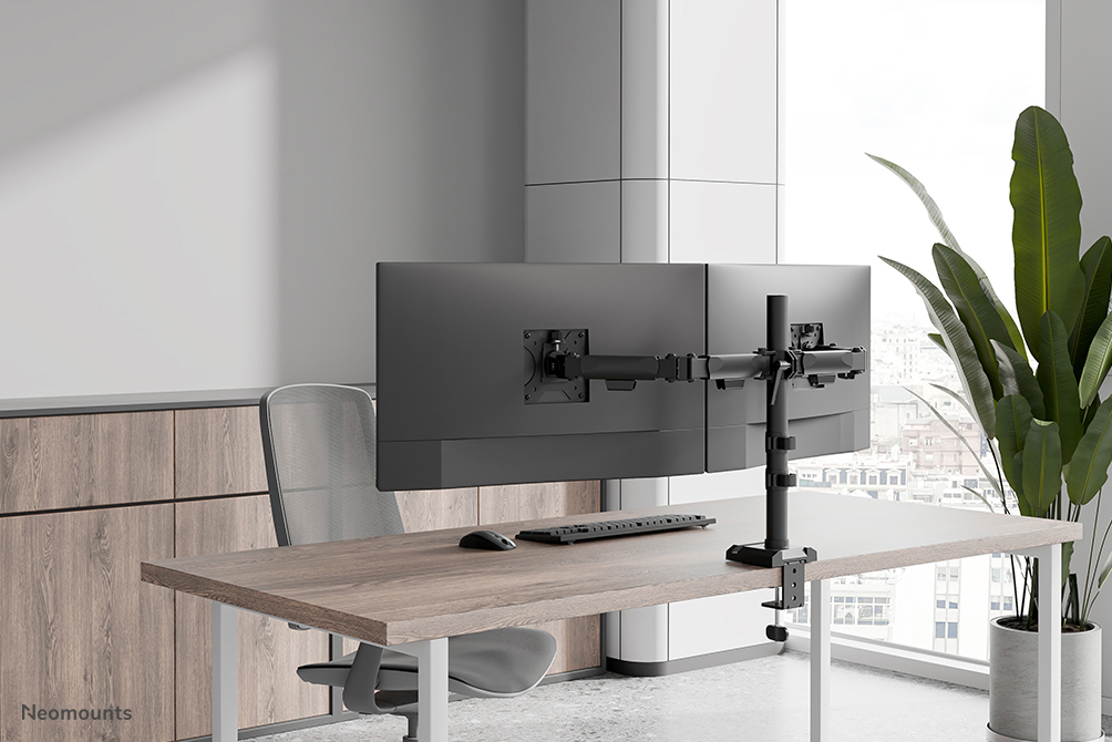 Neomounts DS60-600BL2 Monitorarm 10-32" - Quick-fix - 180°-stop - Afbeelding 16