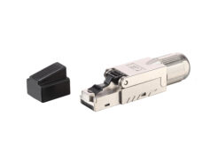 Equip 121172 kabel-connector RJ-45 Zwart, Roestvrijstaal