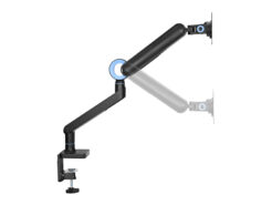 Equip 17“-35” Premium Monitorarm, zwart - Afbeelding 4