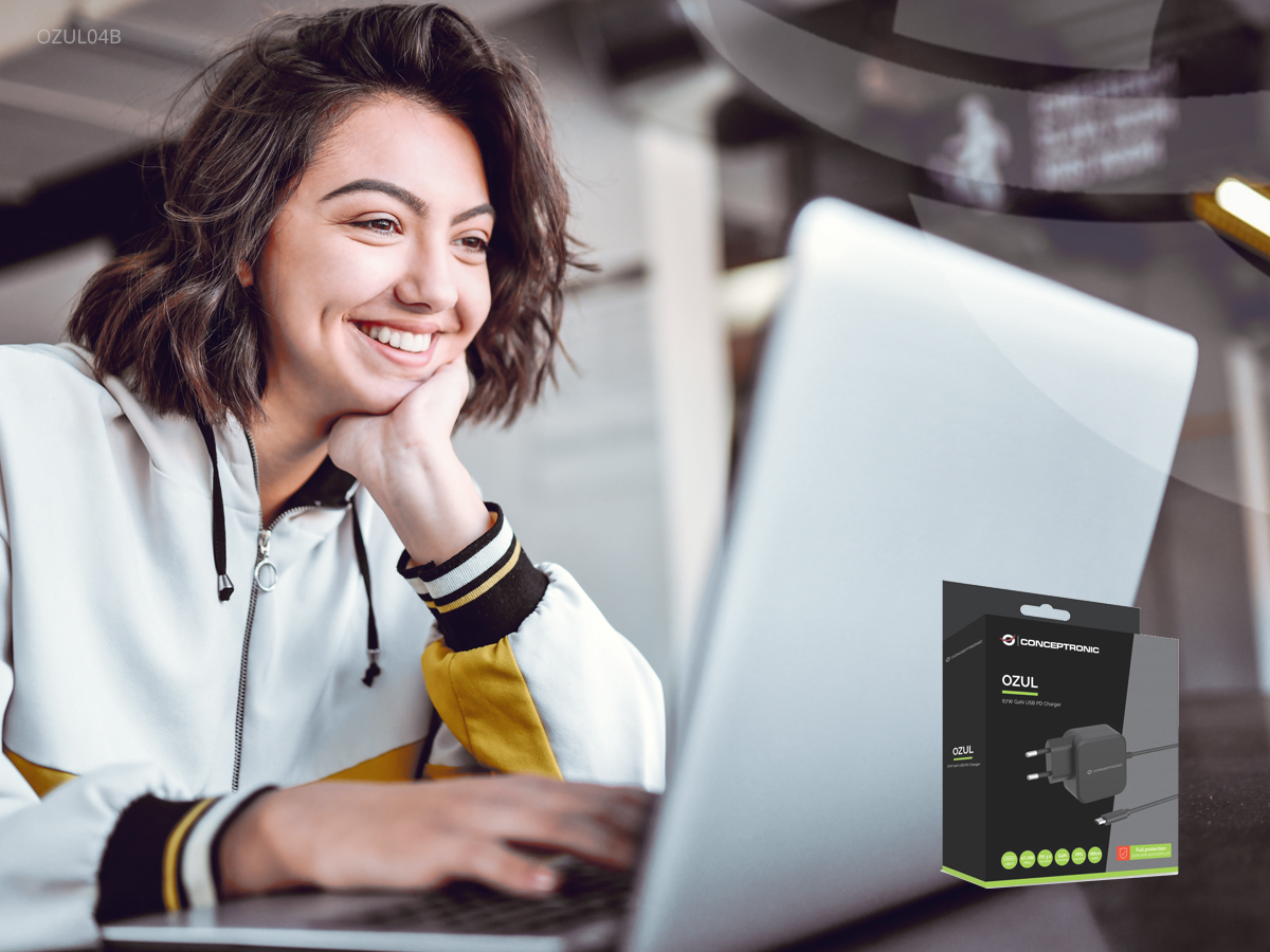 Conceptronic OZUL04BE oplader voor mobiele apparatuur Universeel Zwart AC Binnen - Afbeelding 6