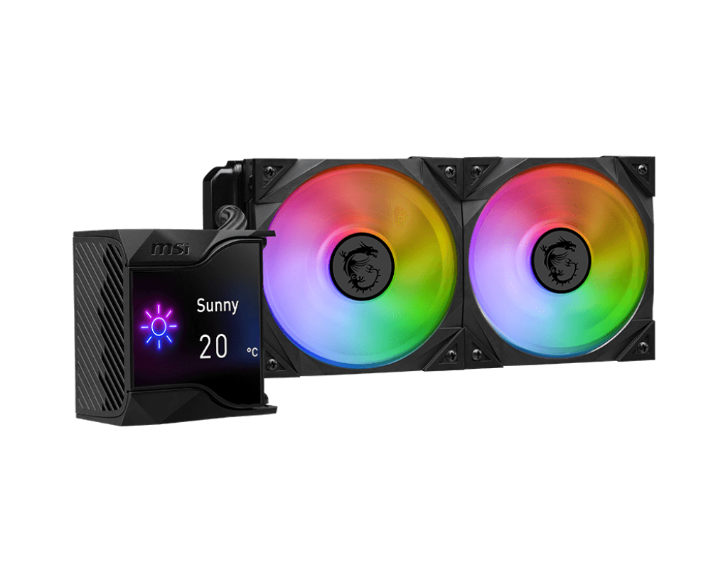 MSI MPG Coreliquid D240 Processor Kit voor vloeistofkoeling 12 cm Zwart 1 stuk(s) - Afbeelding 3