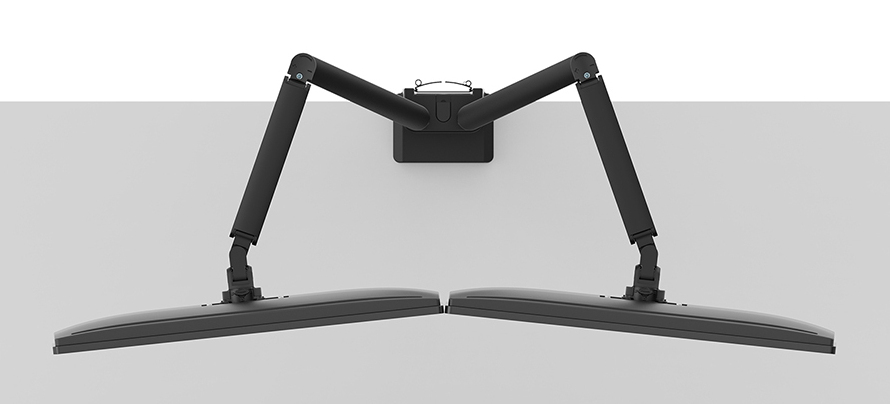 Neomounts DS70-250BL2 Monitorarm 17-32" - gasveer - Topfix - 180°-stop - Afbeelding 7