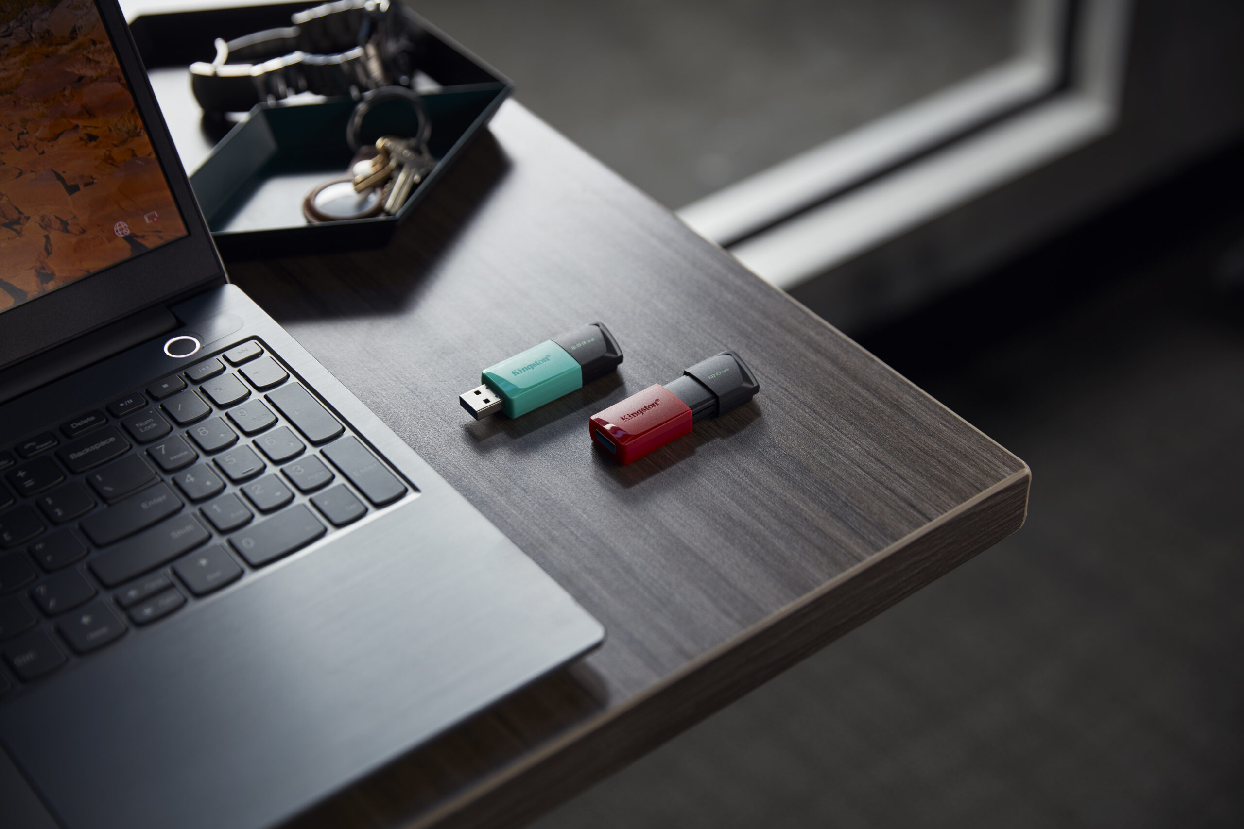 Kingston Technology DataTraveler Exodia M 256 GB, USB 3.2 Gen 1 (zwart + blauwgroen) - Afbeelding 11