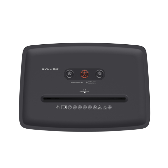 HP OneShred 10MC papiervernietiger Microversnippering 65 dB 22 cm Wit - Afbeelding 5