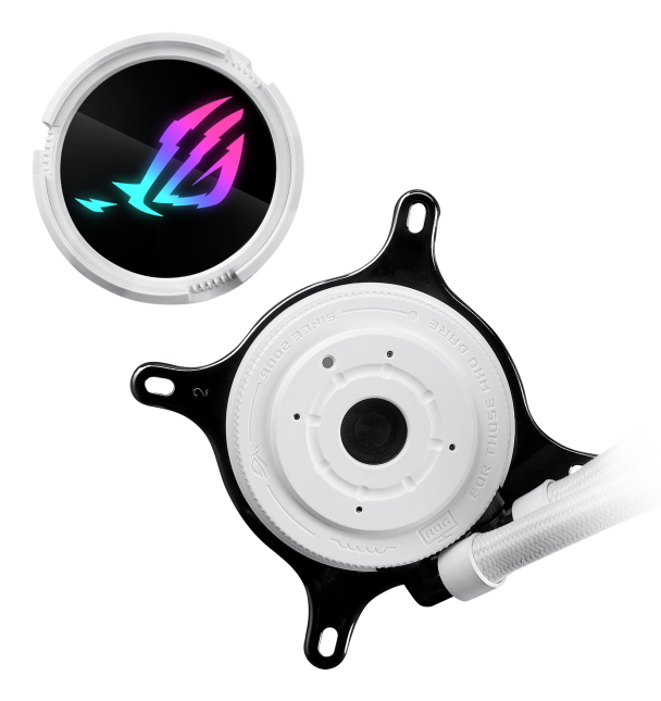 ASUS ROG Strix LC III 240 ARGB White Edition Processor Kit voor vloeistofkoeling 12 cm Wit - Afbeelding 5