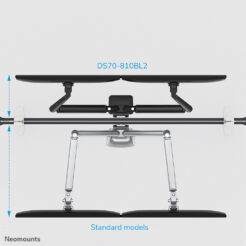 Neomounts DS70-810BL2 Monitorarm 17-32" - gasveer - ruimtebesparend - 180°-stop - Afbeelding 18