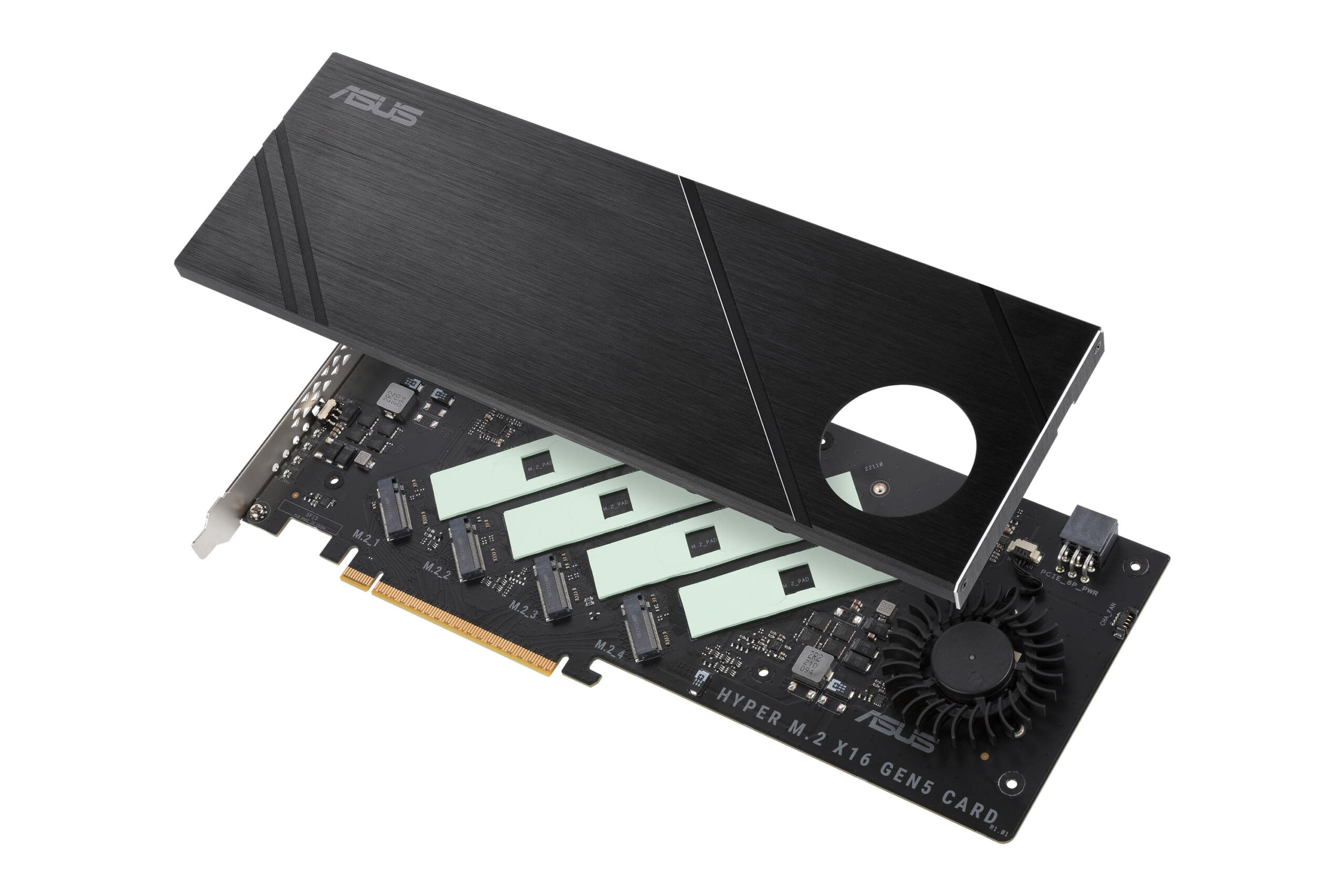 ASUS Hyper M.2 x16 Gen5 Card interfacekaart/-adapter Intern - Afbeelding 6