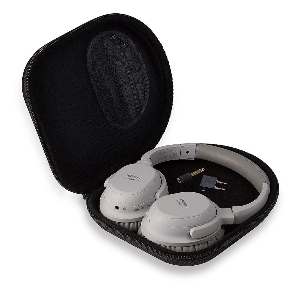 Lindy LH500XW Headset Bedraad en draadloos Hoofdband Oproepen/muziek Micro-USB Bluetooth Grijs - Afbeelding 5