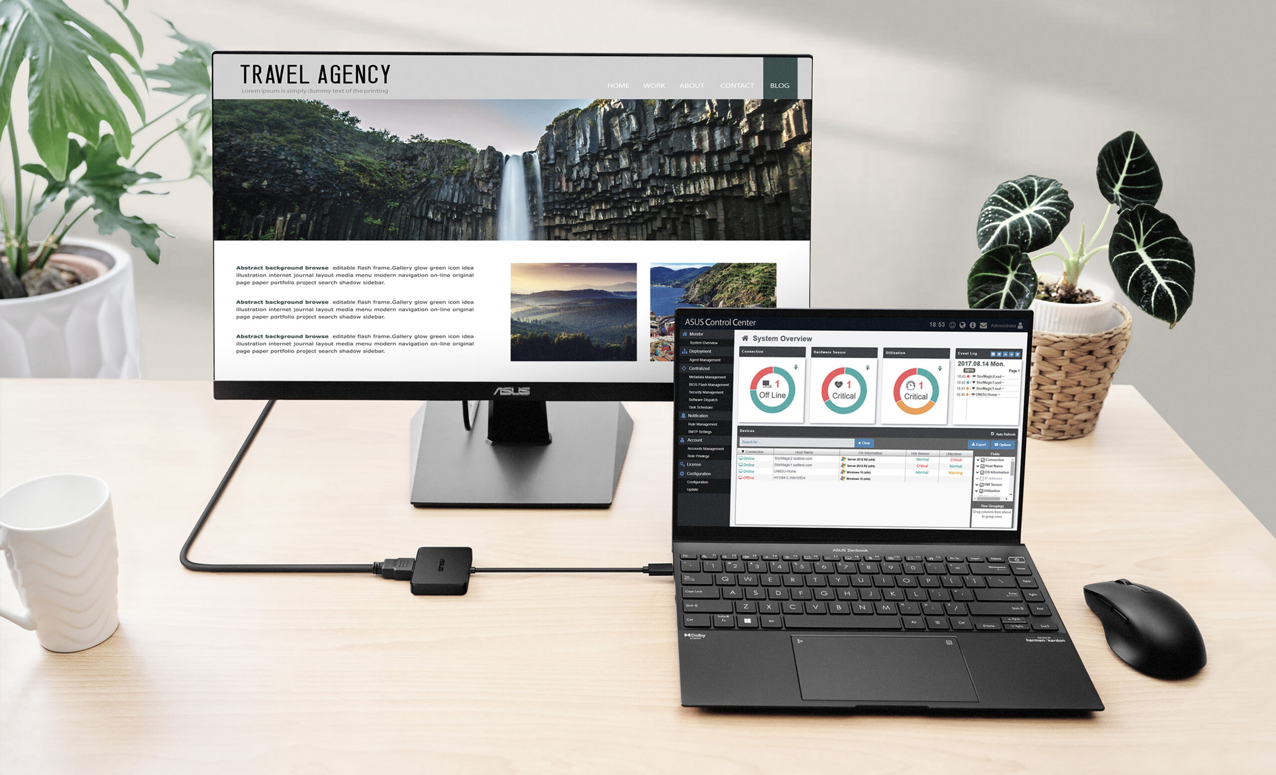 ASUS USB-C Mini Dock Bedraad USB 3.2 Gen 2 (3.1 Gen 2) Type-C Zwart - Afbeelding 8