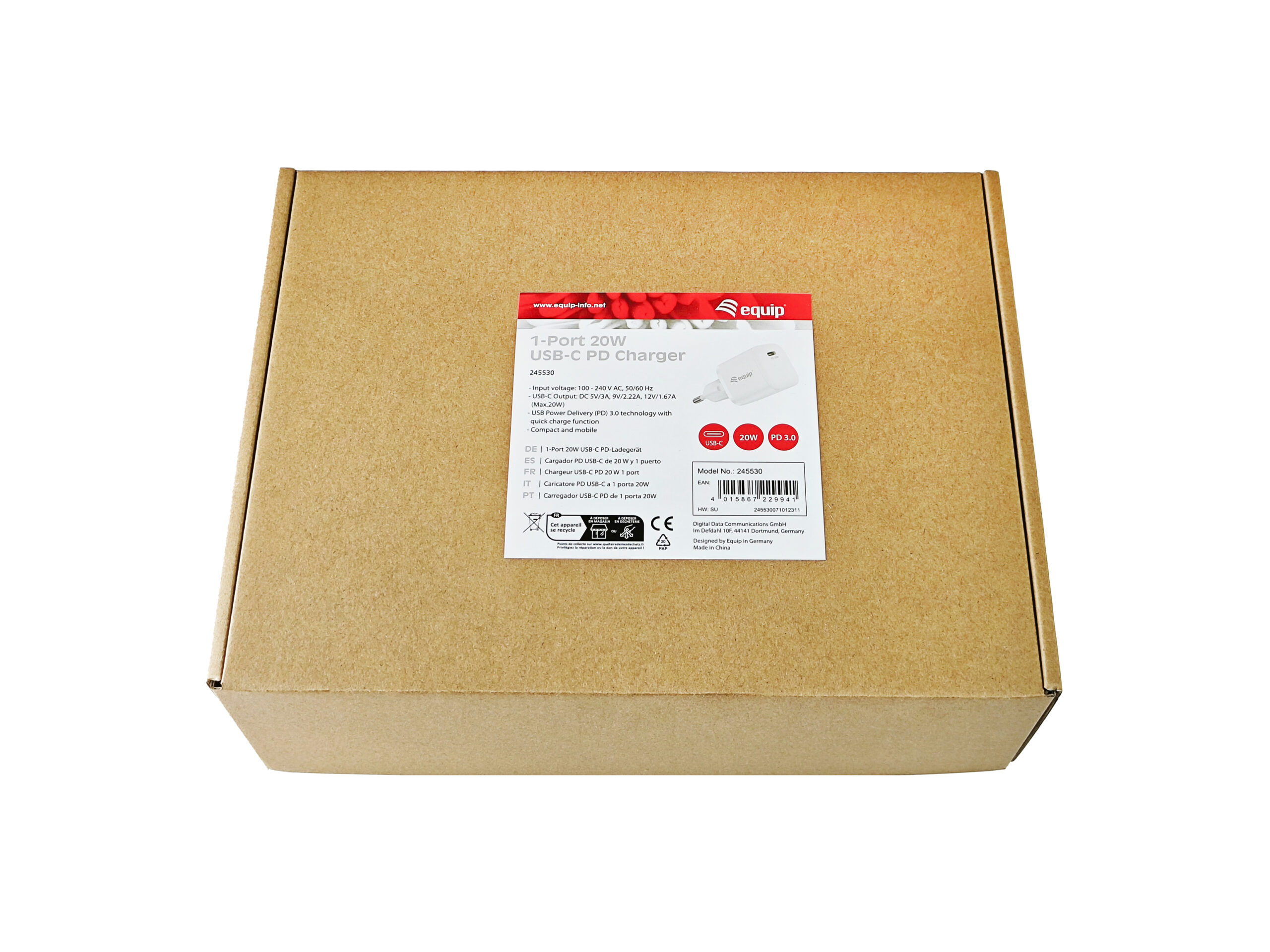 Equip 245530 oplader voor mobiele apparatuur Tablet, Smartphone Wit AC Binnen - Afbeelding 8