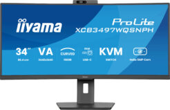 iiyama ProLite XCB3497WQSNPH-B1 computer monitor 86,4 cm (34") 3440 x 1440 Pixels UltraWide Quad HD LED Zwart