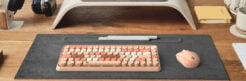 KeySonic KSKM-5200M-RF (DE) toetsenbord Inclusief muis Kantoor RF Draadloos QWERTZ Duits Beige, Bruin, Roze - Afbeelding 5