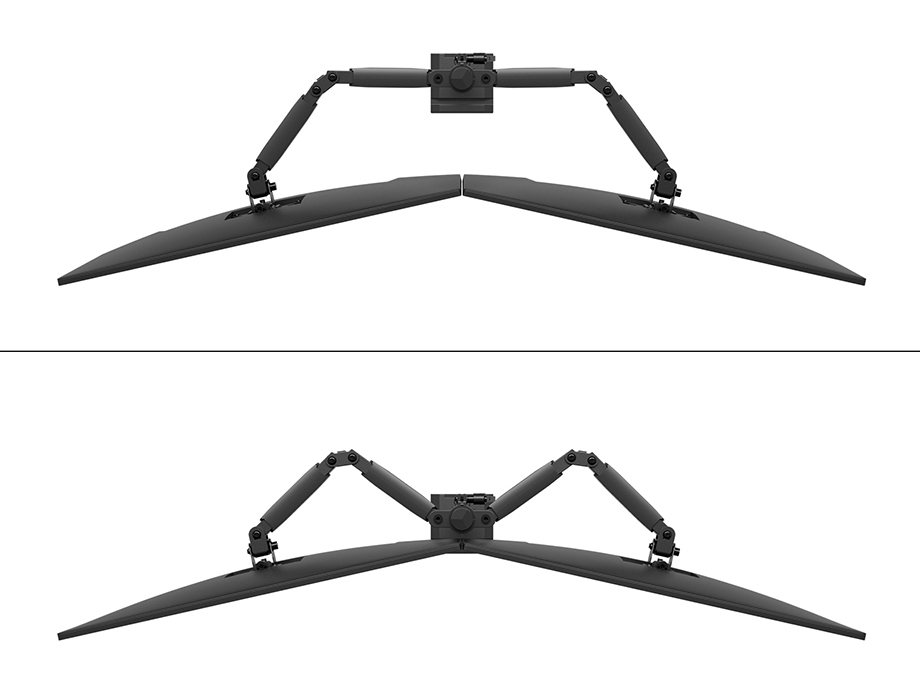 Neomounts DS60-600BL2 Monitorarm 10-32" - Quick-fix - 180°-stop - Afbeelding 10