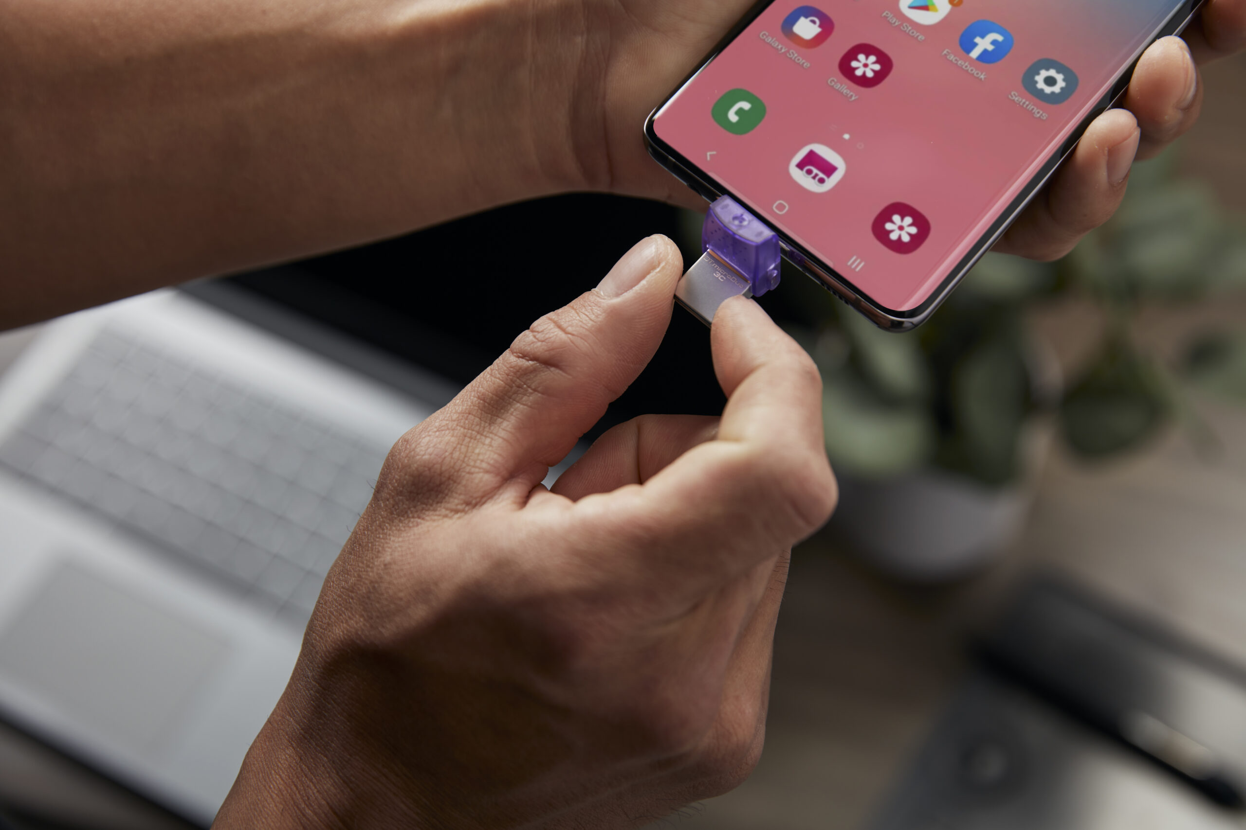 Kingston Technology DataTraveler 256GB microDuo 3C 200 MB/s dubbele USB-A + USB-C - Afbeelding 12