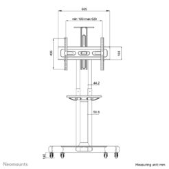 Neomounts NM-M1700BLACK TV trolley 32-75" - Afbeelding 15
