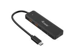 Equip 128966 interface hub USB 3.2 Gen 2 (3.1 Gen 2) Type-C 10000 Mbit/s Zwart