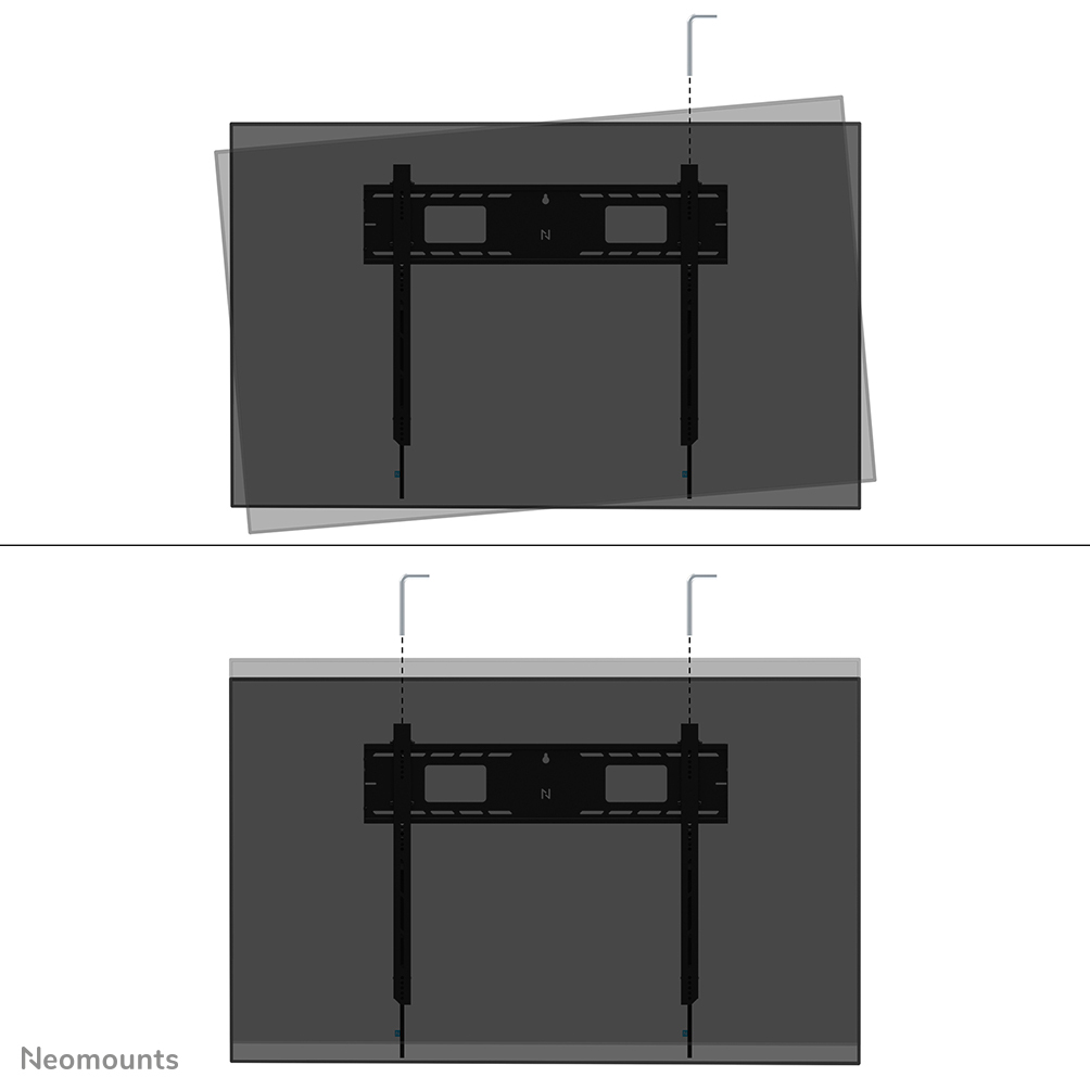 Neomounts WL30-750BL18 Heavy duty muurbeugel 55-98" - vlak - vergrendelbaar - snelle installatie - TÜV - Afbeelding 13