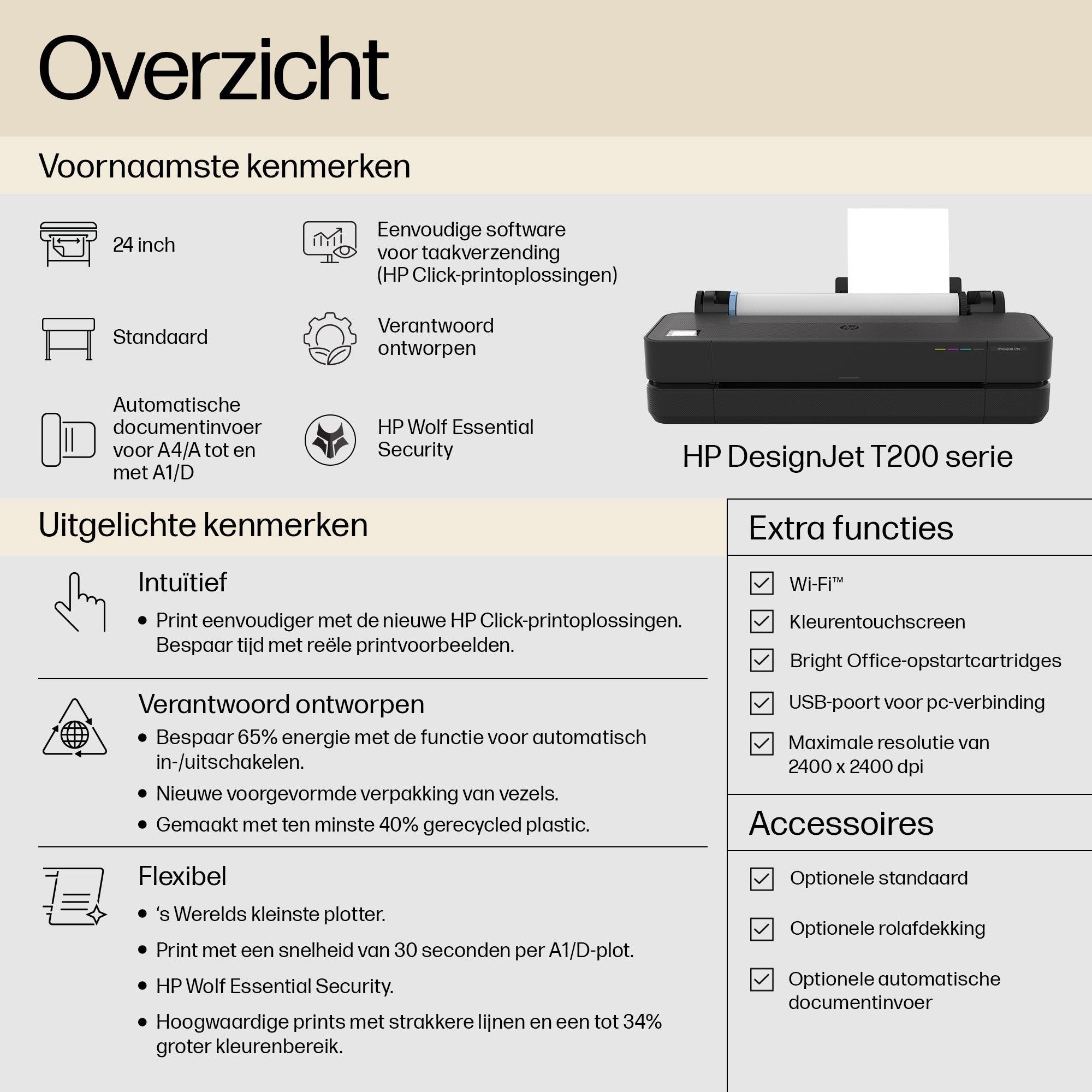 HP Designjet T230 24 inch printer editie 2025 - Afbeelding 4