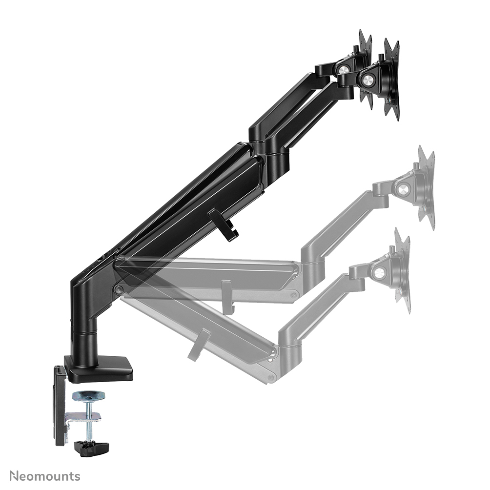 Neomounts DS70-810BL2 Monitorarm 17-32" - gasveer - ruimtebesparend - 180°-stop - Afbeelding 11