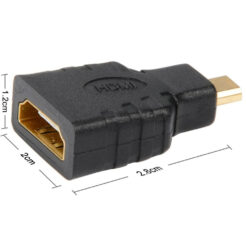 Techly Micro D HDMI - HDMI M/F Micro HDMI D Zwart - Afbeelding 4
