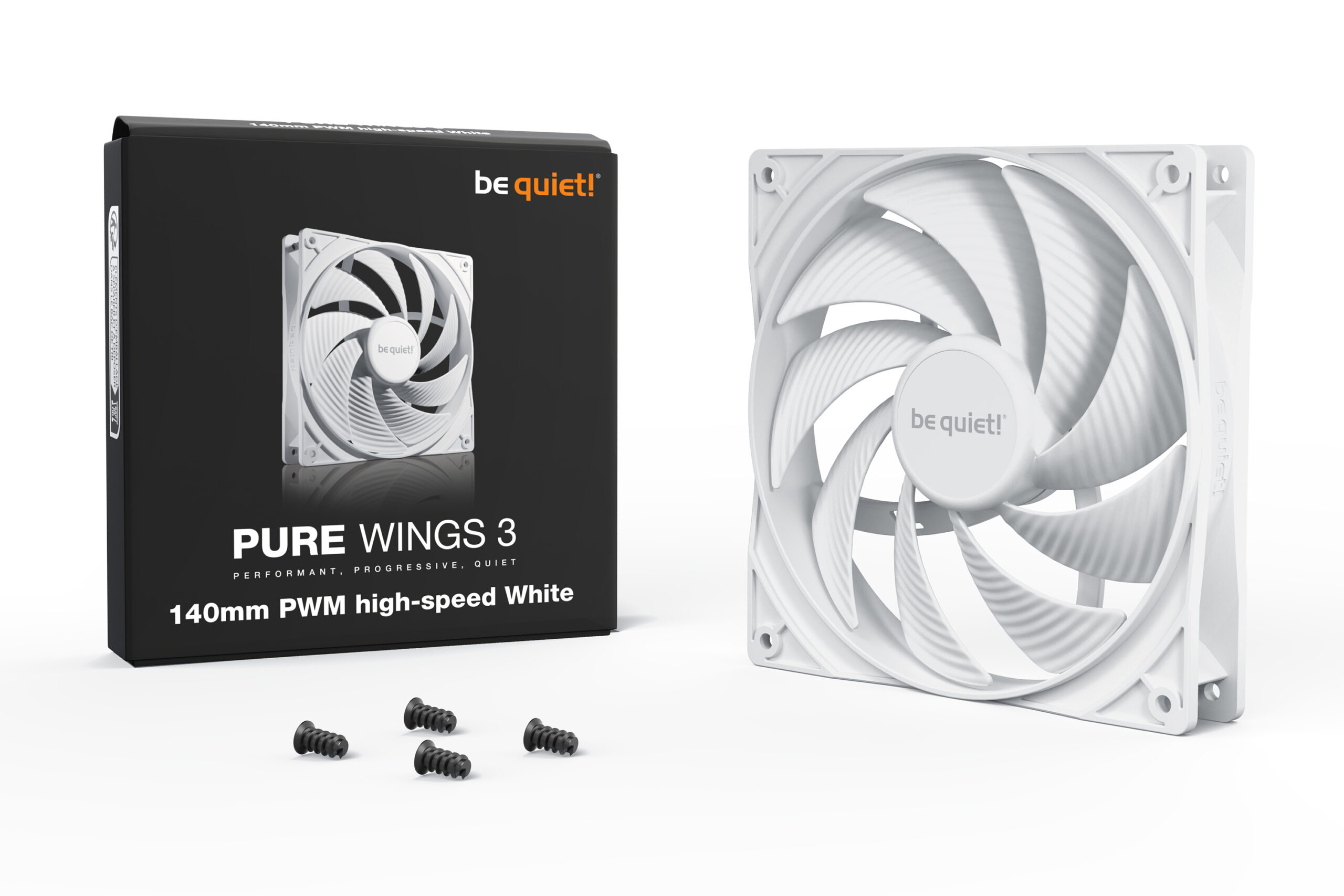 be quiet! Pure Wings 3 140mm PWM high-speed White Computer behuizing Ventilator 14 cm Wit 1 stuk(s) - Afbeelding 4