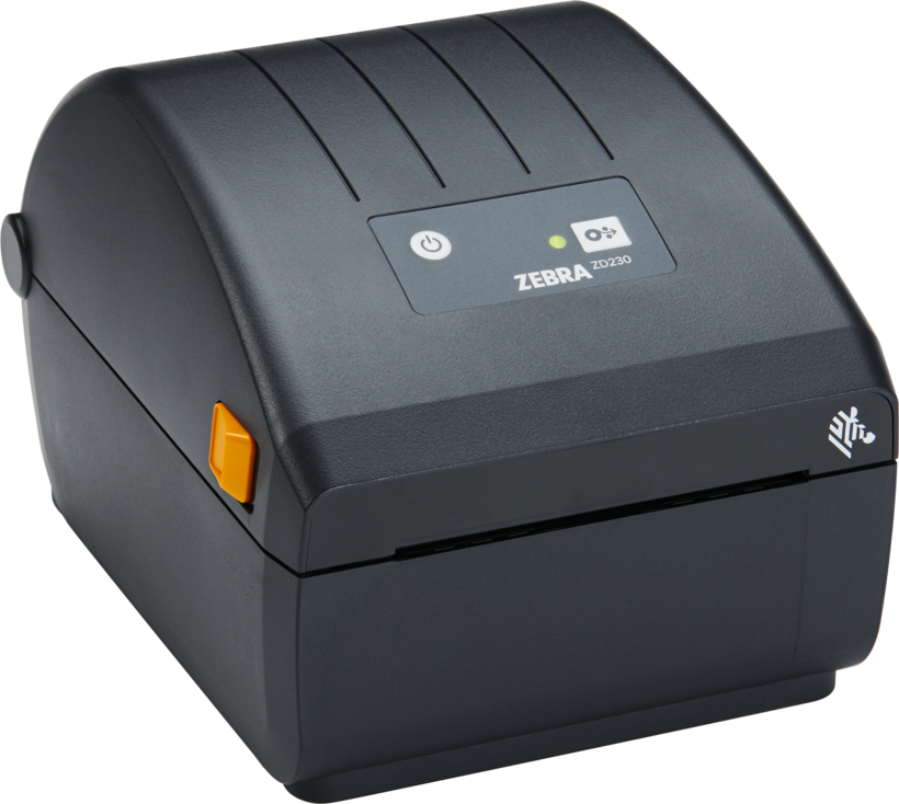 ZD230 Desktop Direct Thermal Printer - Monochrome - Label/Receipt Print - Ethernet - USB - EU UK - Black - 104 mm Width