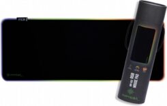 INCA Gaming muismat IMP-022 RGB-LED, 770x295x3mm, SW retail