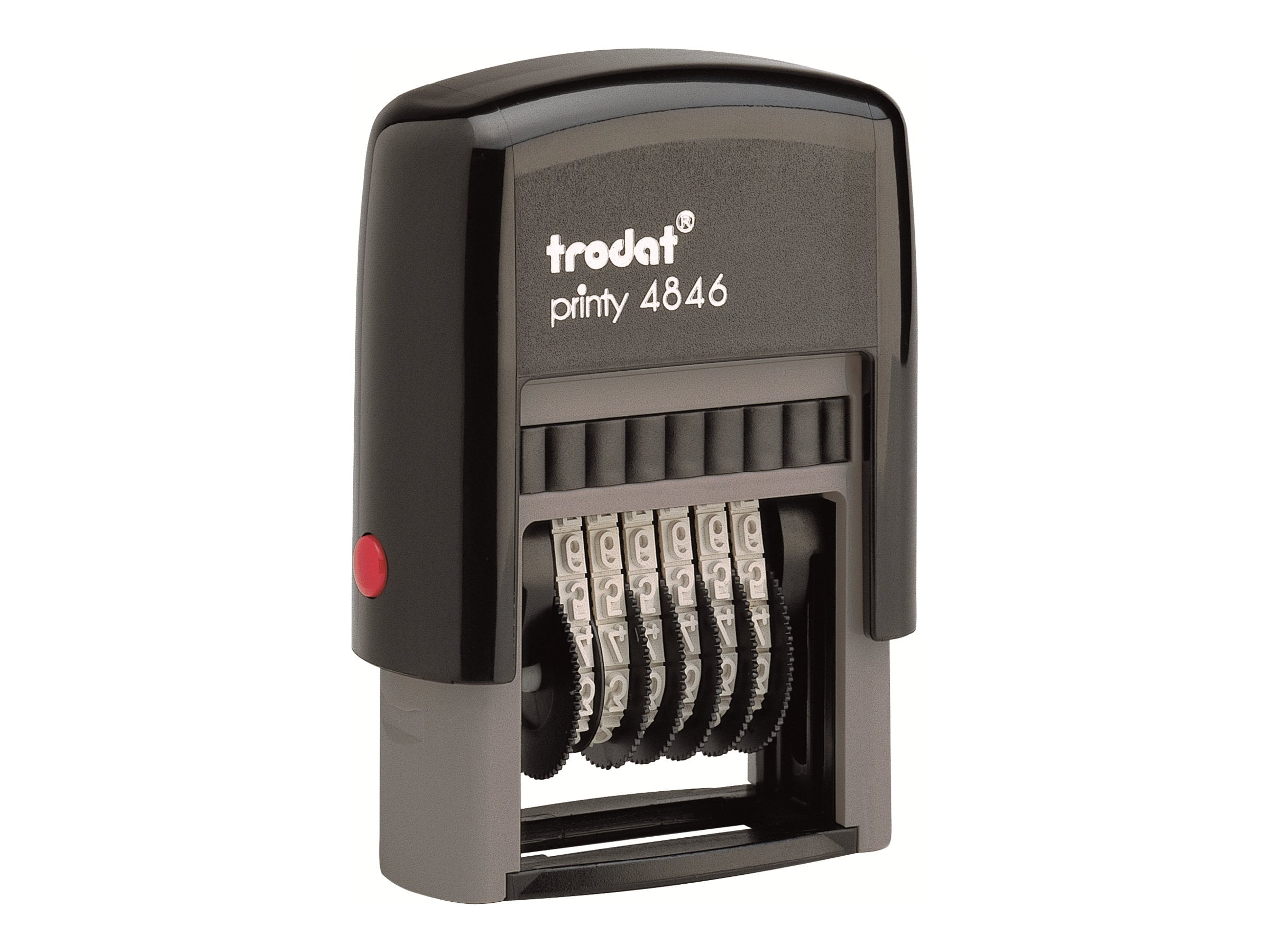 trodat Ziffernstempel Printy schw+Kissen schw 4846
