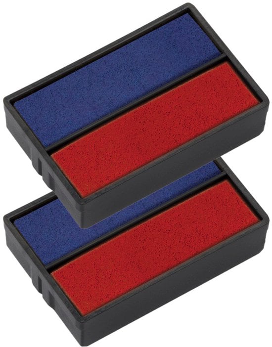 trodat Austauschkissen 2Stk blauw rood 6/4850/2/SB