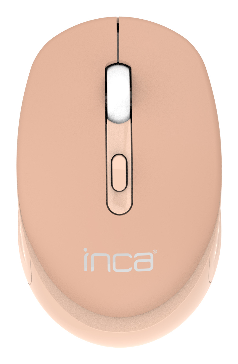 INCA Maus IWM-243RH   1600 DPI,CANDY DESIGN Creme,  2,4GHz