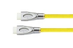 Python HDMI« 2.0 Kabel 4K2K Nylongeflecht geel 0,5m